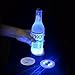 Glowseen LED Glow Wine Bottle Light Sticker Glorifier Bottle Coaster -Blue(6-Pack)