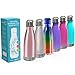 Stainless Steel Water Bottle for Kids (Rose, 12 oz)
