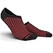Physix Gear Sport No Show Socks Pack For Men & Women - Best Athletic & Casual Low Cut With Non Slip Silicone Heel Grip - Anti Bacterial Odor & Sweat Absorbing For Girls Flats & Running