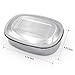 DodoBee Stainless Steel Lunch Containers, Mini Food Container with 2 Compartments for Fruits, Vegetables and Sandwich, Lunch Box for Kids or Adults. Eco-Friendly, Dishwasher Safe and Durable