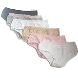 Popular Girls' Cotton Hipster Panty Pack - 6 Pieces