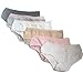Popular Girls' Cotton Hipster Panty Pack - 6 Pieces
