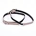 KLOUD City ® Apricot Color PU Leather Women's High Heeled Shoes , Pumps Bungee Elastic Shoe Laces, Anti Loose Shoe Straps with Buckle