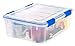 Ziploc WeatherShield 26.5 Quart Storage Box, 4 Pack, Clear