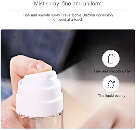 Aurdox Spray Bottles, Water Mister Spray Bottle, Aerosol Fine Mist Curly Spray Bottle Empty for Plants, Pets, Cleaning-2 Pack/50ml - Image 4