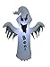 4 Foot Tall Halloween Inflatable Ghost LED Lights Decor Outdoor Indoor Holiday Decorations, Blow up Lighted Yard Lawn Decor Home Family Outside