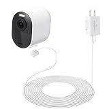 16ft/4.8m Weatherproof Outdoor Magnetic Charging Cable with Quick Charge Power Adapter Compatible with Arlo Ultra & Arlo Pro 3 - Charging Convenience for Your Arlo Camera (White)