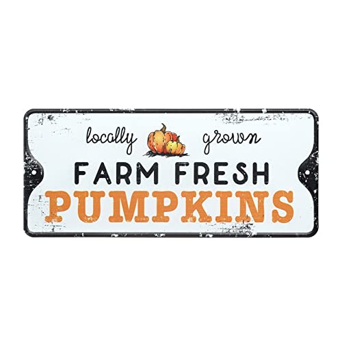 Heaven Sends Metal Pumpkin Patch Decorative Halloween Sign