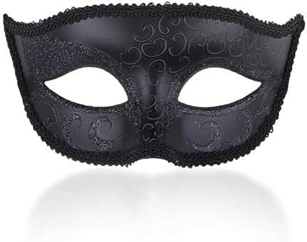 Amazon.com: Yimianshou Masquerade Mask for Men Venetian Mardi Gras