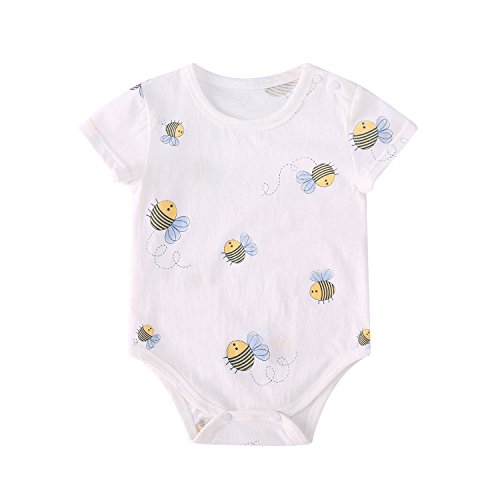 purebornBaby Boys Girls Bodysuit Super Soft Cotton Romper 0-24 MonthsOEKO-TEX STANDARD 100