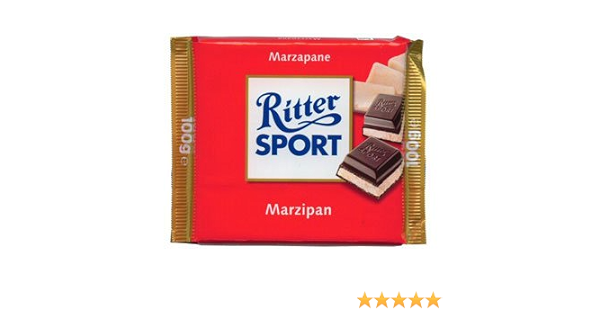 Amazon Com Ritter Sport Marzipan Pack Of 5 Grocery Gourmet Food