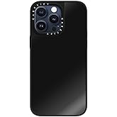 CASETiFY Mirror iPhone 15 Pro Max Case [Reflective / 4.9ft Drop Protection/Compatible with Magsafe] - Black On Black