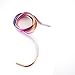 GOOTRADES RAYNAG Polyester Rainbow Color Flat Shoelaces for Shoes Sneakers 42'' (5 pairs) (A)