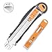 MulWark Heavy Duty Zinc-Alloy SK4 Snap-Off Easy Loading Retractable Razor Utility Knife Multi Box Cutter for Carpet, Rope, Cardboard,Drywall-15 Sharp Rust-Proof Blades Included with Metal Safety Lock