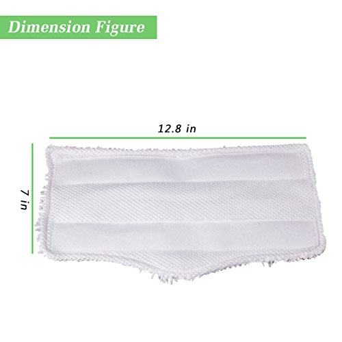 Clean 6Packs Steam Mops Pads Compatible with Shark Steam & Spray Mop S3101, S3250, S3251, SK410