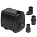Beckett Corporation 90 GPH Submersible Fountain Pump  - Water Pump for Small Indoor/Outdoor Ponds, Fountains, Water Gardens, Aquariums, and Waterfalls, 2.6' Max Fountain Height, Black