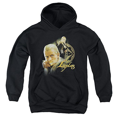 The Lord of the Rings Legolas Big Boys Pullover Hoodie BLACK MD