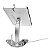 Anti-Theft Stand – CTA Security Aluminum Kiosk with 360-Degree Rotating Base and Cable Management Cable Routing System for iPad Pro 12.9 (Generation 1 and 2) (PAD-ASKP) – Silver