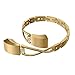 Wearlizer Compatible with Alta Bands Small Silver Rose Gold Alta hr Women Metal Replacement Bands Accessories Straps Bracelet Bangle Wrist Bands Gold