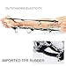 Traction Cleats 10 Teeth Universal Crampon Anti Slip Ice Snow Cleats Shoe Boot Grips Spikes Grips Cleats For Winter Walking Fishing Hiking Climbing Jogging (BLACK)