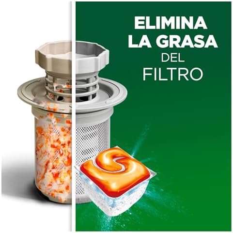 Original Todo En Uno Naranja Cápsulas De Lavavajillas, 60 Cápsulas, Efectivas Incluso En La Grasa Reseca,El embalaje puede variar.