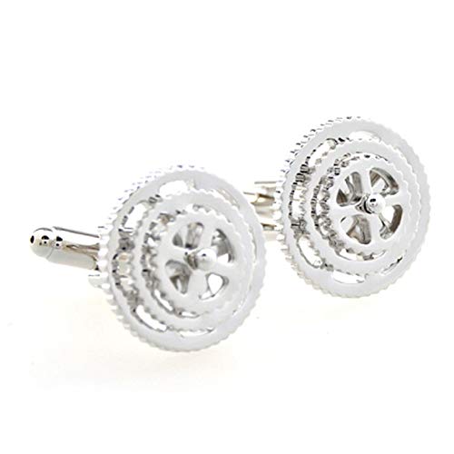 Bicycle Gears Really Moves Bike Cycling Cyclists Derailleur Steampunk Pair Cufflinks