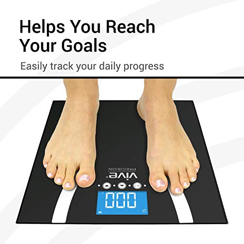 Vive Precision Bariatric Scale BMI Body Fat Digital Bathroom Scale