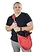 Red Pet Sling Carrier With Shoulder Pad for Small To Medium Dog- Cloth Totes and Carriers By Cozy Courier -Size Medium Pet Carrier