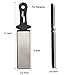 Sungwoo Knife Sharpener Stone Handheld 400/1000grit Double Sided Diamond Sharpening Stone for Knife and Scissor (Black+White) (Silver)