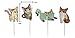 Bilipala Cute Cat Cake Cupcake Toppers Picks for Wedding Birthday Baby Shower Party Decorations, Pack of 24