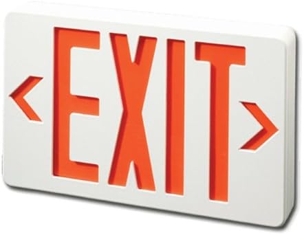 LED Exit Sign Emergency Light Lighting Emergency LED Light / Battery Backup / Red Letter