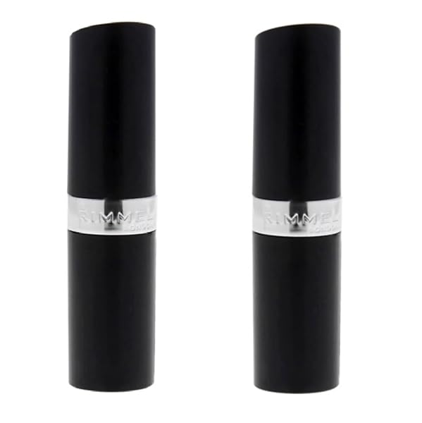 RIMMEL PACK OF 2 LONDON LASTING FINISH LIPSTICK, ROSSETTO 08