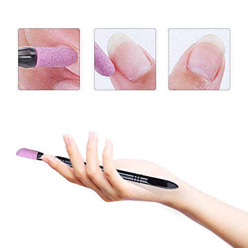 image for DAGEDA 4Pc New Quartz Scrubs Stone Cuticle Stick Pen Nail Art Care Too