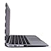HDE Plastic Hard Shell Case and Keyboard Cover for MacBook Air 11 Inch (Models: A1370/A1465), Black and White Stripes