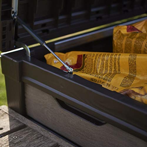Keter Garten Aufbewahrungsbox 455L Anthrazit Gartentruhe Gartenbox Auflagenbox – Bild 7