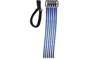 RNA Raider Speedline Climbing Kit - Professional Tree Climbing Equipment, 6 Pack with 7,000 lbf Strength, Includes Raider Oval Carabiners, 40-Inch Speedline Loops, Kong Fast Rubber