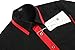 Coofandy Men's Fashion Slim Fit Turn Down Collar Long Sleeve Patchwork Casual Shirts, Medium, Black
