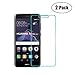 WushXiao JayTong 2PCS Clear Screen Protector Tempered Glass for Huawei P8 Lite 2017 Pra-LA1 Pra-LX1 Pra-LX3 / P9 Lite 2017