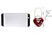 Autohome 2 Pack Padlock for Luggage,School,Filing Cabinets,Toolbox-3 Digit Combination Color May Vary(Love Heart)