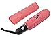 AOG DESIGN Teflon-Coated Travel Rain Umbrella & UV-Protected Light Compact Sun Umbrella, All-in-One Essential (Coral Pink)
