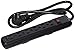 CableWholesale 845-51W1-12204 Surge/Modem Protector Power Strip, Flat Rotating Plug, 6 Outlet, Black Horizontal Outlets, Plastic, Power Cord, 4-Feet primary