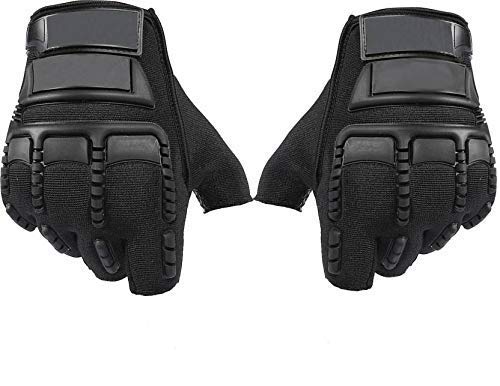 ZaySoo Half Finger Motorcycle Riding Gloves with Wrist Wraps Support for Gym, Workout, ZaySoo Half Finger Motorcycle Riding Gloves with Wrist Wraps Support for Gym, Workout,