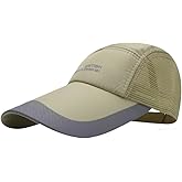 Extra Long Brim Mesh Side Baseball Cap for Men Women 4.3" Trucker Snapback Baseball Sun Cap Breathable Mesh Hat Fishing Hat