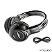 RP Accessories IR-609B Infrared Wireless Headphones, 2-Channel Folding Universal Rear Entertainment System IR Headphone for Car TV and DVD Player Audio, Set of 4