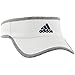 adidas Men's Adizero II Visor, One Size, White/Light Grey Heather/Mystery Blue