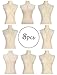 Tornito 8Pcs Sexy Body Chain Belly Waist Chain Necklace Summer Beach Crossover Bikini Bra Body Jewelry for Women Girls Gold Tone