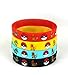 Santa Village Pokemon Action Figures (Random 24 Piece) with Pokemon Rubber Bracelets (12 Count) and 2 Random Stickers