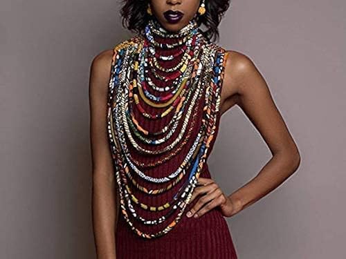 African Necklaces for Women Maasai Jewelry The Legend Ankara