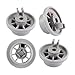 Wadoy 165314 Dishwasher Lower Rack Wheel Replacement for Bosch Neff Siemens AP2802428 PS3439123(4 Packs)