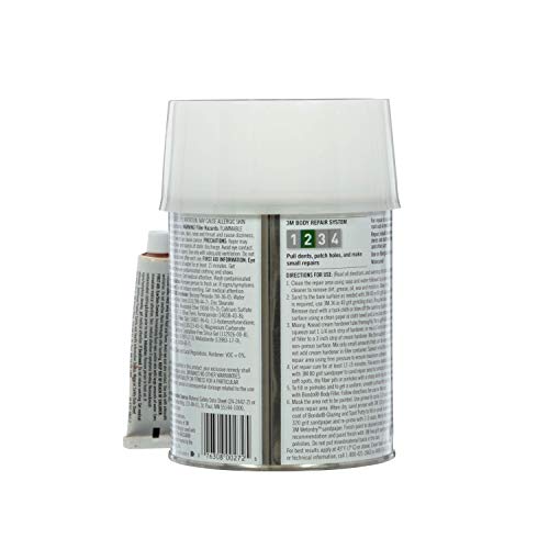 Bondo Glass Short Strand Reinforced Fiberglass Filler,Stage 2, 2.56 Oz